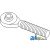 RE56212 - Center Link End (Tractor End) 	