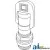 RLP2058 - Bracket, Rotating Beacon Mount, Threaded 	