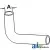 SBA310160430 - Radiator Hose, Upper 	