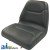 TMS111BL - Seat, Michigan Style, w/ Slide Track, Deluxe Cushion,