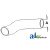 TY22430 - Radiator Hose, Upper 	