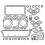 U5LB0010 - Gasket Set, Lower without Seals 	