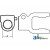 W019522-A - Tractor Yoke, Splined 1 3/4 - 20 Spline w/ QDP 	