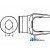 W040456-A - Inboard Yoke, used w/ Oa & OaG Profile Tubing 	