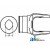 W040456-A - Inboard Yoke, used w/ Oa & OaG Profile Tubing 	