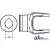 W040540-A - Inboard Yoke, used - Ov, OvGA  OvGEH Inner Profile Tu
