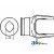 W040541-A - Inboard Yoke, used w/ 1 & 1G Outer Profile Tubing 	