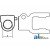 W041147-A - Tractor Yoke, Splined 1 1/8" - 6 Spline w/ QDP 	