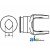 W041190 - Inboard Yoke, used w/ Oa & OaG Profile Tubing 	