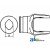 W041318 - Inboard Yoke, used w/ 1 & 1G Outer Profile Tubing 	