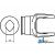 W041576-A - Inboard Yoke, used - 1b, 1bGA  1bGEH Profile Tubing 	