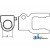 W041707-A - Tractor Yoke, Splined 1 3/8 - 21 Spline w/ QDP 	