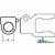 W097136-A - Tractor Yoke, Splined 1 3/8" - 6 Spline w/ QDP 	
