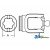 W161287 - Inboard Yoke, used w/ S4GA Inner Profile Tubing 	