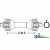 W250012100202-A - Driveline; W/ 1 3/8" 21 Spline Qd Yokes