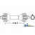 W250012100101-A - Driveline; W/ 1 3/8" 6 Spline Qd Yokes