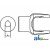 W329014 - Implement Yoke, Round Bore 1 - 1/4 Keyway  Tapped Hole 