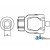 W380883 - Tractor Yoke, Splined 1 3/8 - 21 Spline w/ AS Lock 	