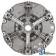 04401103 - Pressure Plate: 11", organic, 6 lever, cast iron, inde