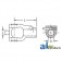 141026504 - Tractor yoke, CV, slide collar, 1 3/8 21 spline 	