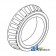 25580-I - Cone, Tapered Roller Bearing