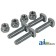 26A1-B - Battery Bolts & Nuts, Square Head, 5/16" 	