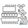 3136817R99 - Gasket Set, Lower 	