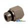 43A20 - Straight Solid Female Npt X Male Orb Adapter, 2 Pack