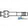 461-763 - Straight Female Flare Barb Fitting