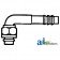 461-3333 - 90° Female O-Ring Steel Beadlock Fitting