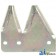 712-750 - Lh End Sections, Chrm Top Ser; Card Of 2 W/ Rivets