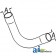 825657M1 - Radiator Hose, Lower 	