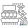 CFPN6A008C - Gasket Set, Lower with Seals 	