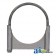 CL412 - 4-1/2" Muffler Clamp	