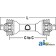CS84811 - Complete Driveline with 1 3/8" 6 Spline QD Yokes 	
