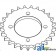 E86317 - Sprocket, Slow Down; Pickup Slip Clutch, 25 Tooth