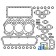 K260287 - Gasket Set, Upper 	