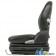 MSG75GBLV - Grammer Seat, Black; Vinyl