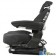 MSG95741GRC - Grammer Seat Assembly, Charcoal Matrix Cloth, Black Vinyl Ar