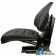 T222BL - Seat w/ Trapezoid Backrest, BLK