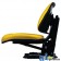 T222YL - Seat w/ Trapezoid Backrest, YLW	