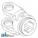 W097133 - Inboard Yoke, used w/ S4 & S4GA Profile Tubing 	